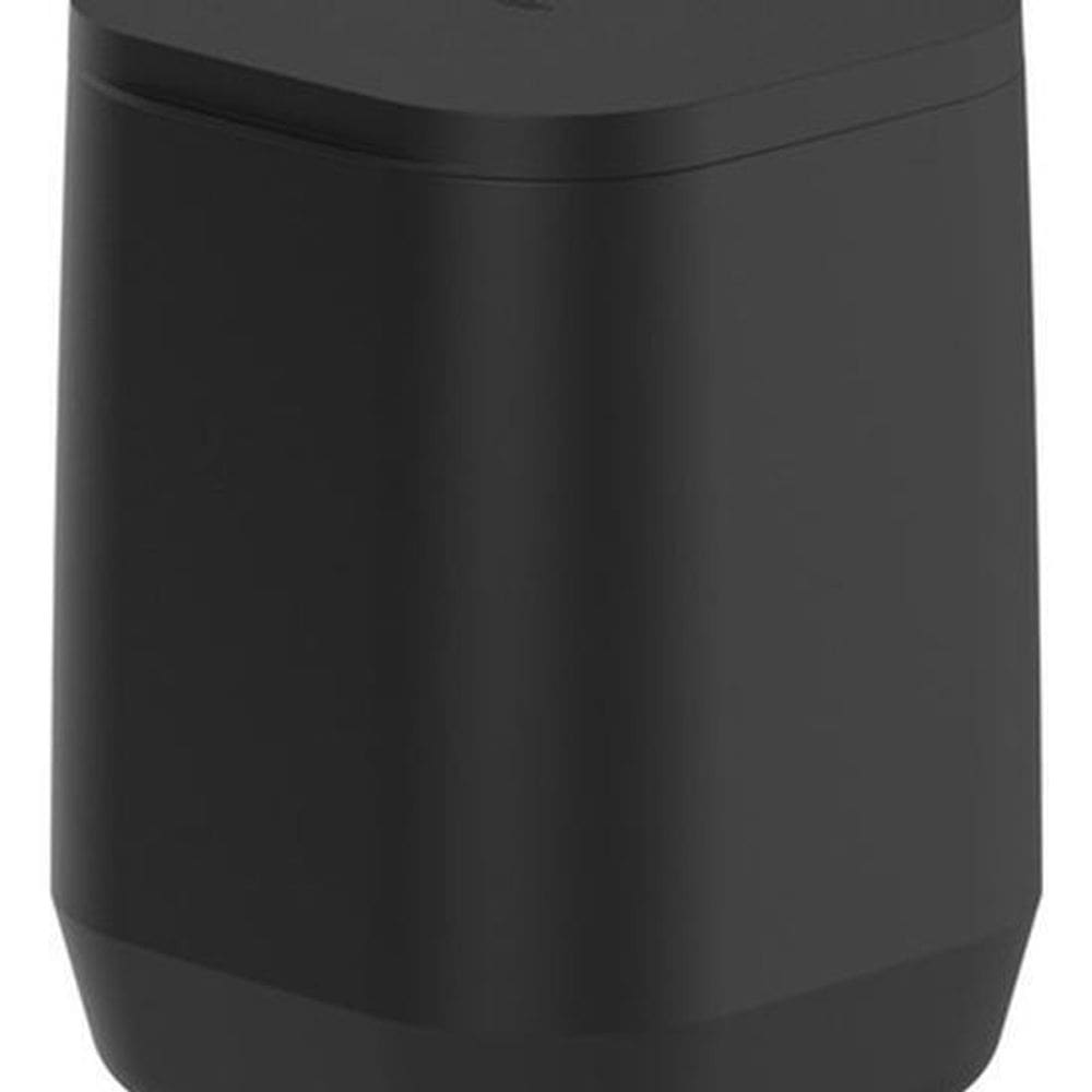 Lixeira De Piso Square Plastico Click Preta 6L 26X20X21Cm