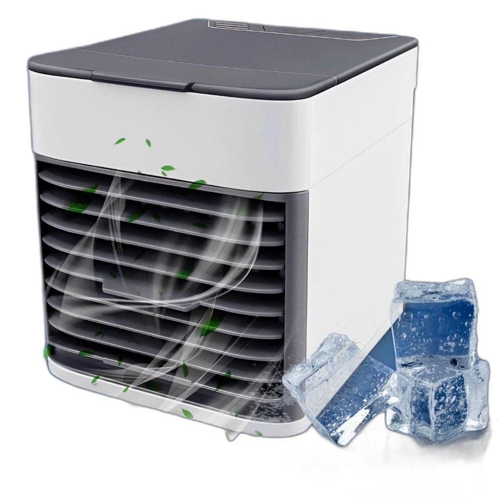 Mini Ar Condicionado Portátil Usb Ventilador Ideal Ambientes