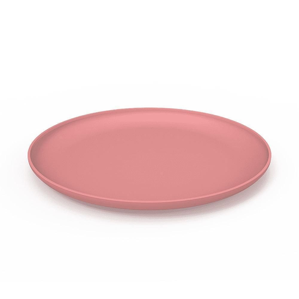 Prato De Plastico Tipo Ecologico Raso Blush