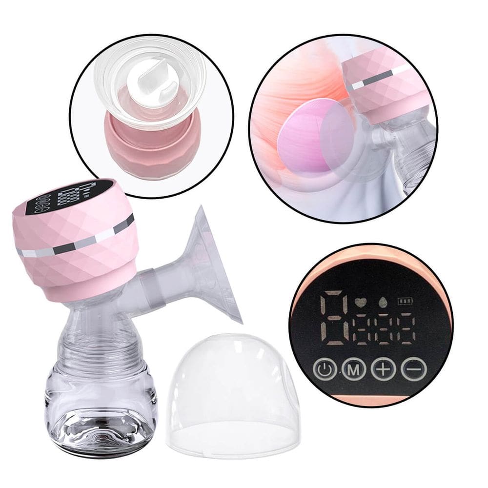 Bomba De Tirar Leite,Bombinha de Tirar Leite Materno Elétrica Com 9 Níveis De Sucção