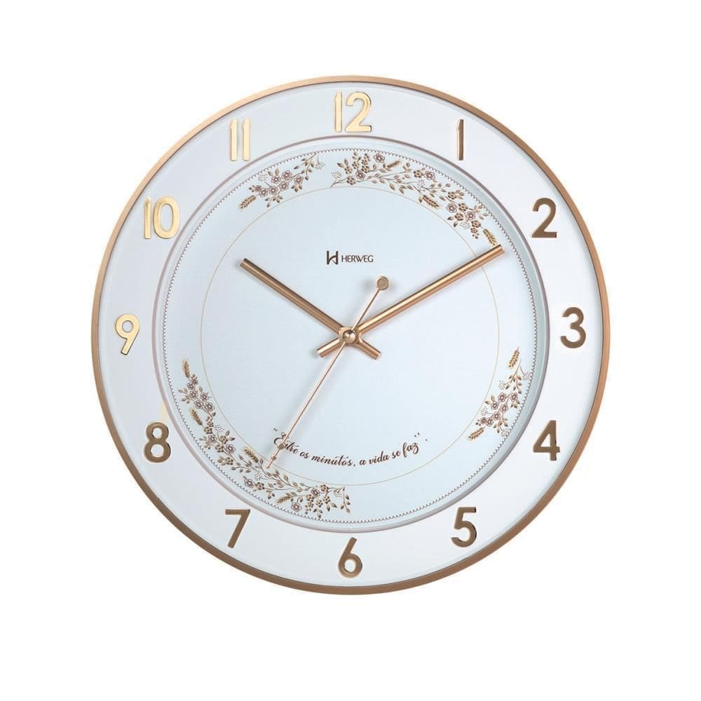 Relógio De Parede Herweg Ref: 6873-318 Dourado