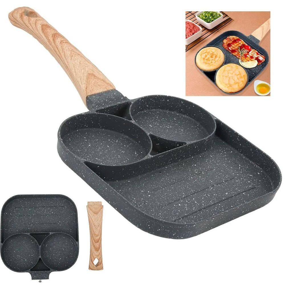 Frigideira Hanburgue E Ovos Anti-Aderente