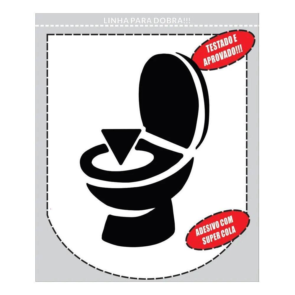 5 Adesivo Desentupir Vaso Sanitário Entupido Descartavel