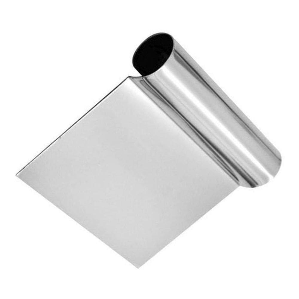 Espátula De Bolo Tubular Em Inox Raspador Alisadora +