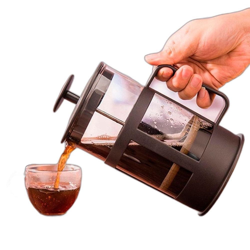 Cafeteira Francesa Vidro 350Ml Prensa Manual Café Moedor