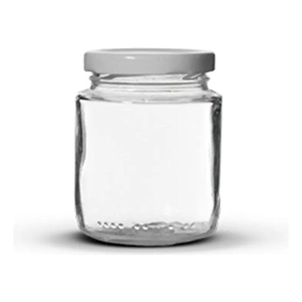 2X 24 Potes De Vidro Belém 240Ml Com Tampas Metálicas E Lacr