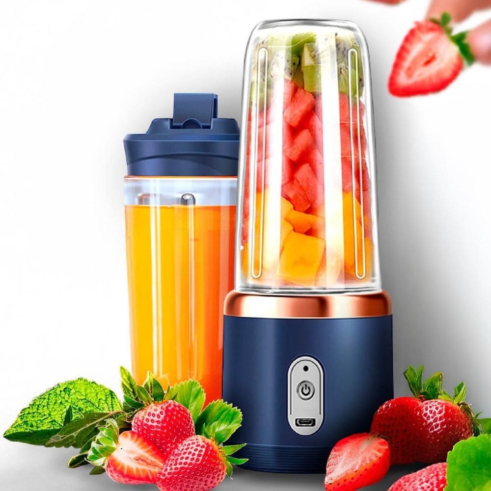Liquidificador Mini Usb 400Ml Ideal Para Frutas E Vitaminas