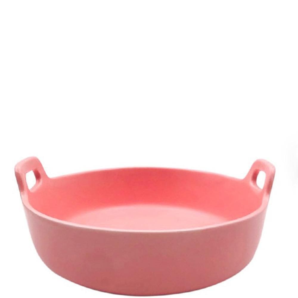 Panelinha Travessa Alca Gourmand Rosa 22X8X21