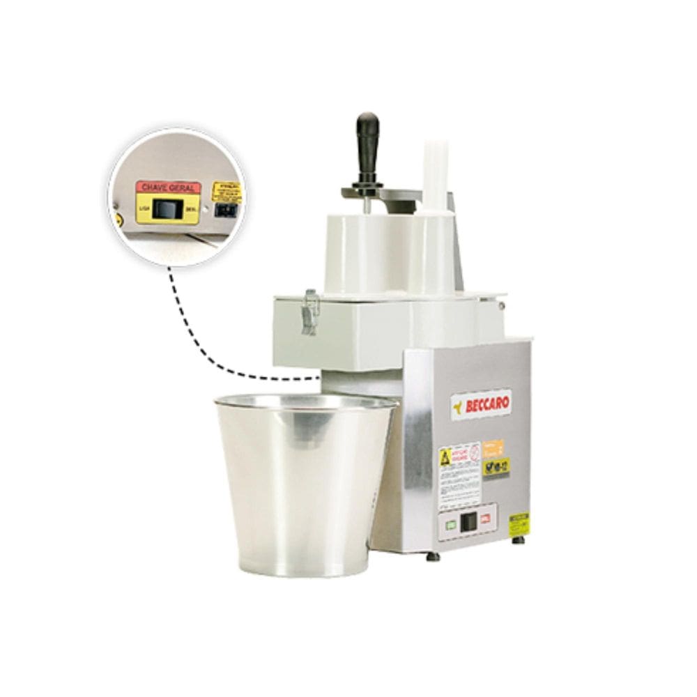 Processador De Alimentos Pab200N Ralador Fatiador Beccaro
