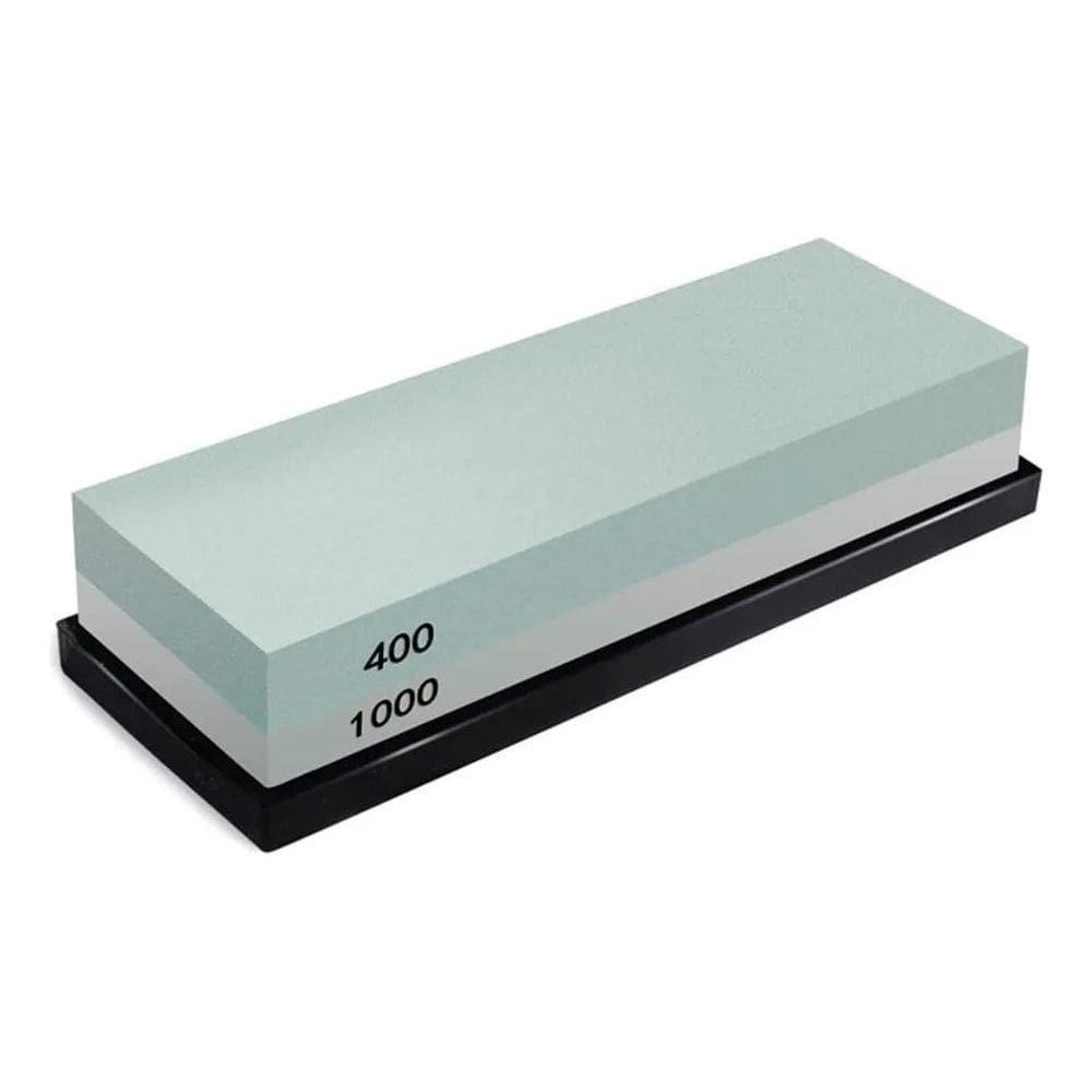2X Pedra De Afiar Amolar Grão 400/1000 Cozinha Facas