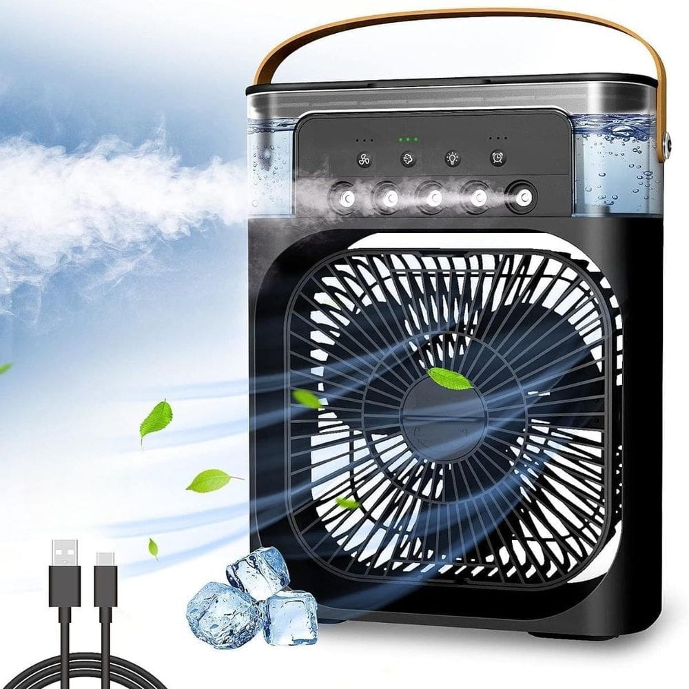 Ventilador Com Nebulizador E Alta Potência Dias Quentes
