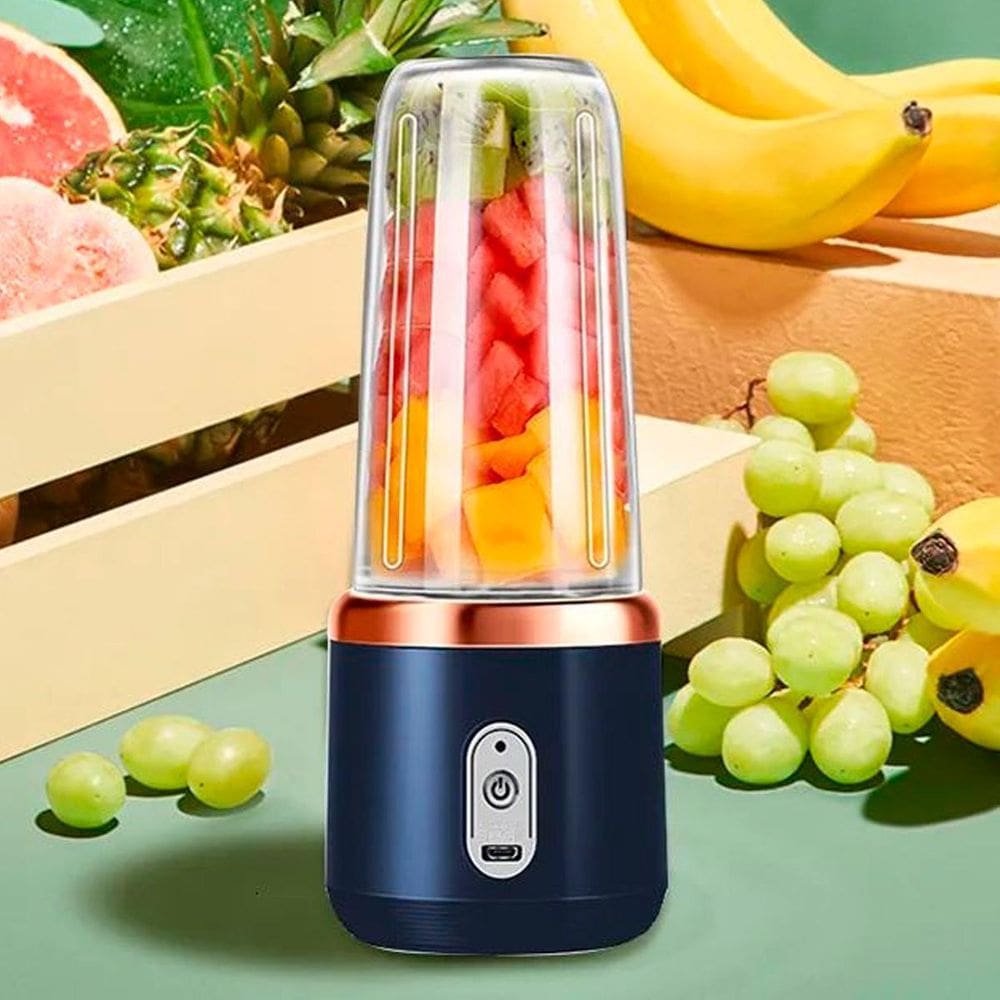 Liquidificador Mini 400Ml Usb Ideal Para Vitaminas E Sucos