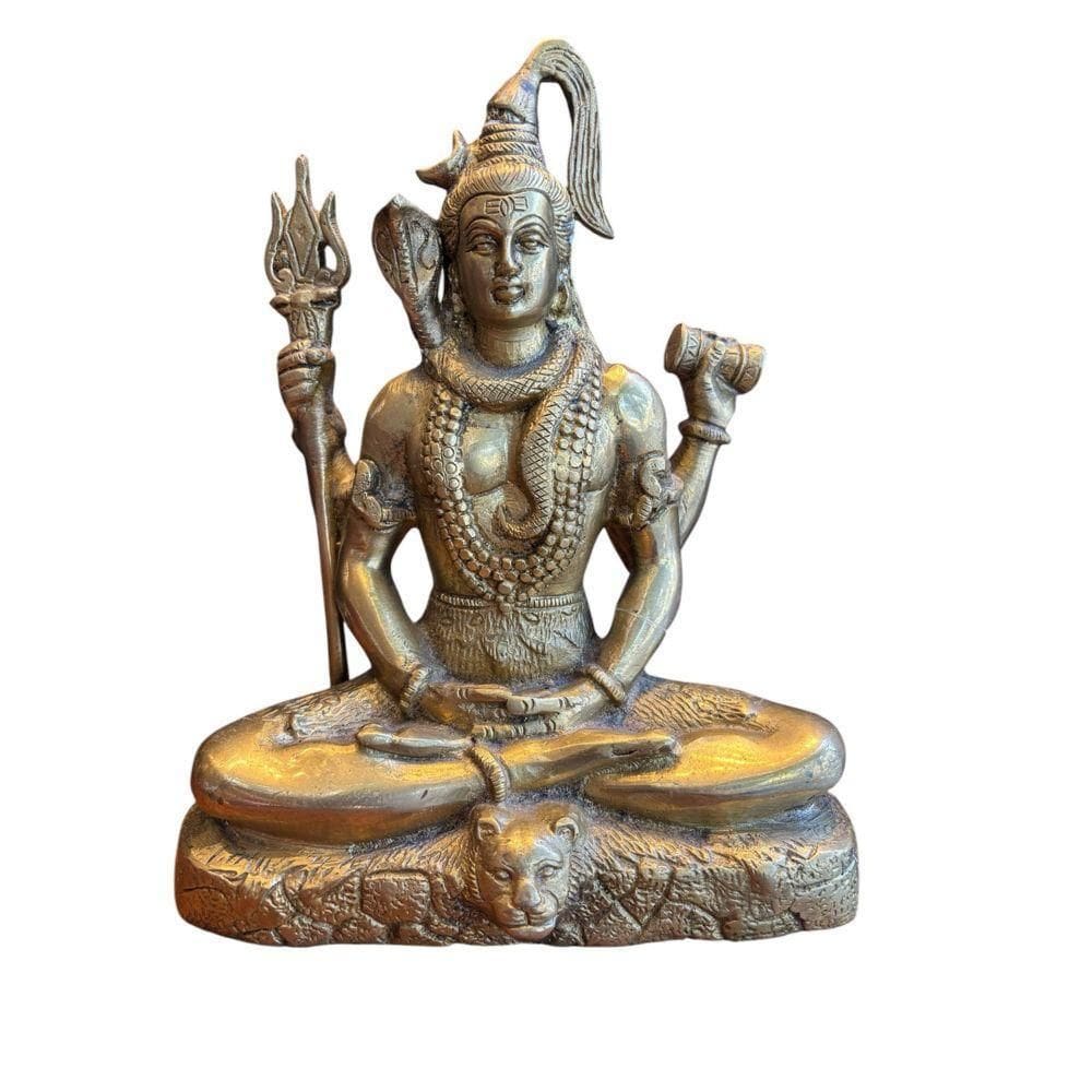 Shiva Mahadeva De Bronze 17 Cm