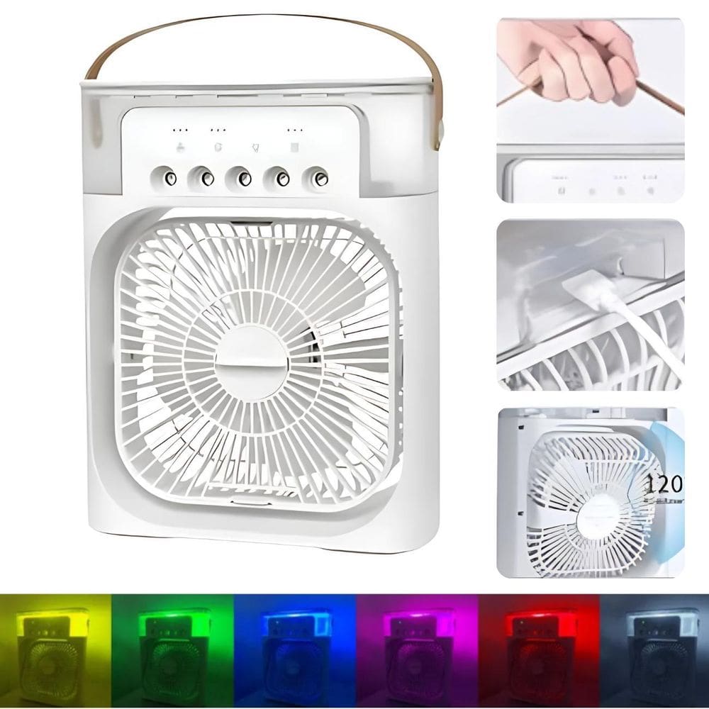 Climatizador Portátil Premium Com Reservatório Água E Gelo