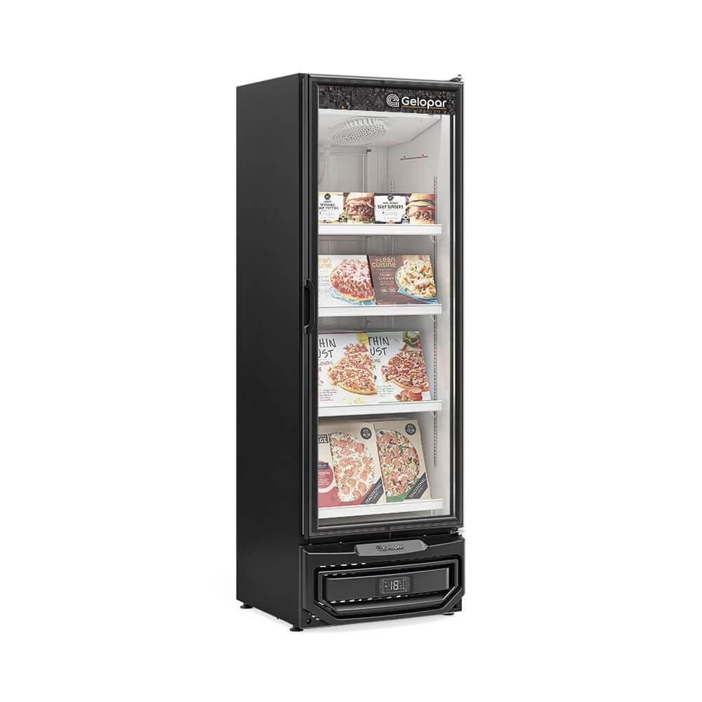 Freezer Vertical de Congelados Gelopar Frost Free 445 Litros GCVC-45 PR Preto - 220V