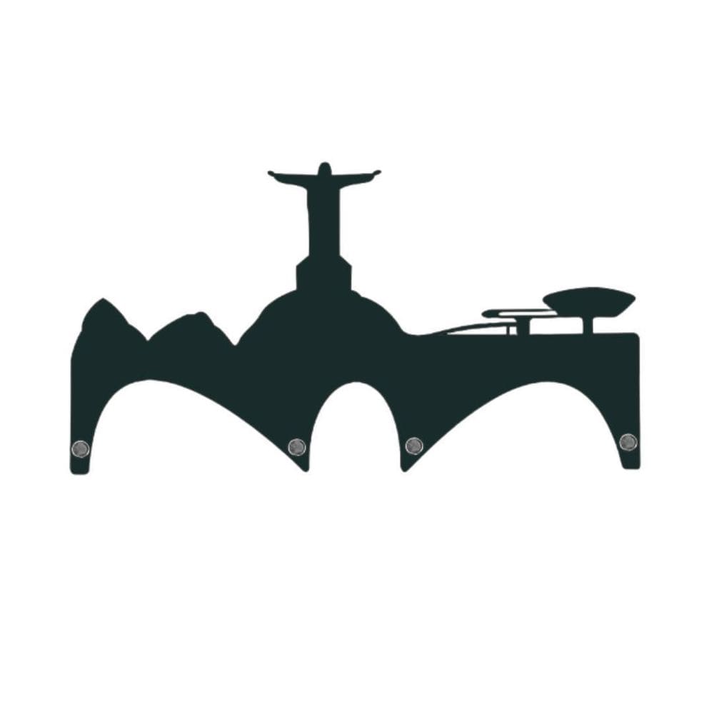 Porta Chaves Mdf Rio 4 Suportes