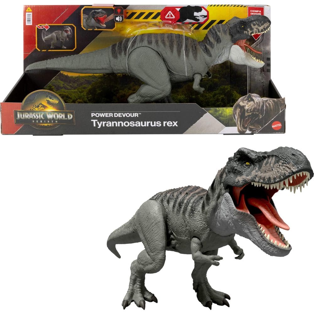 Figura de dinossauro Mattel Jurassic World Rebirth Tyrannosaurus Rex
