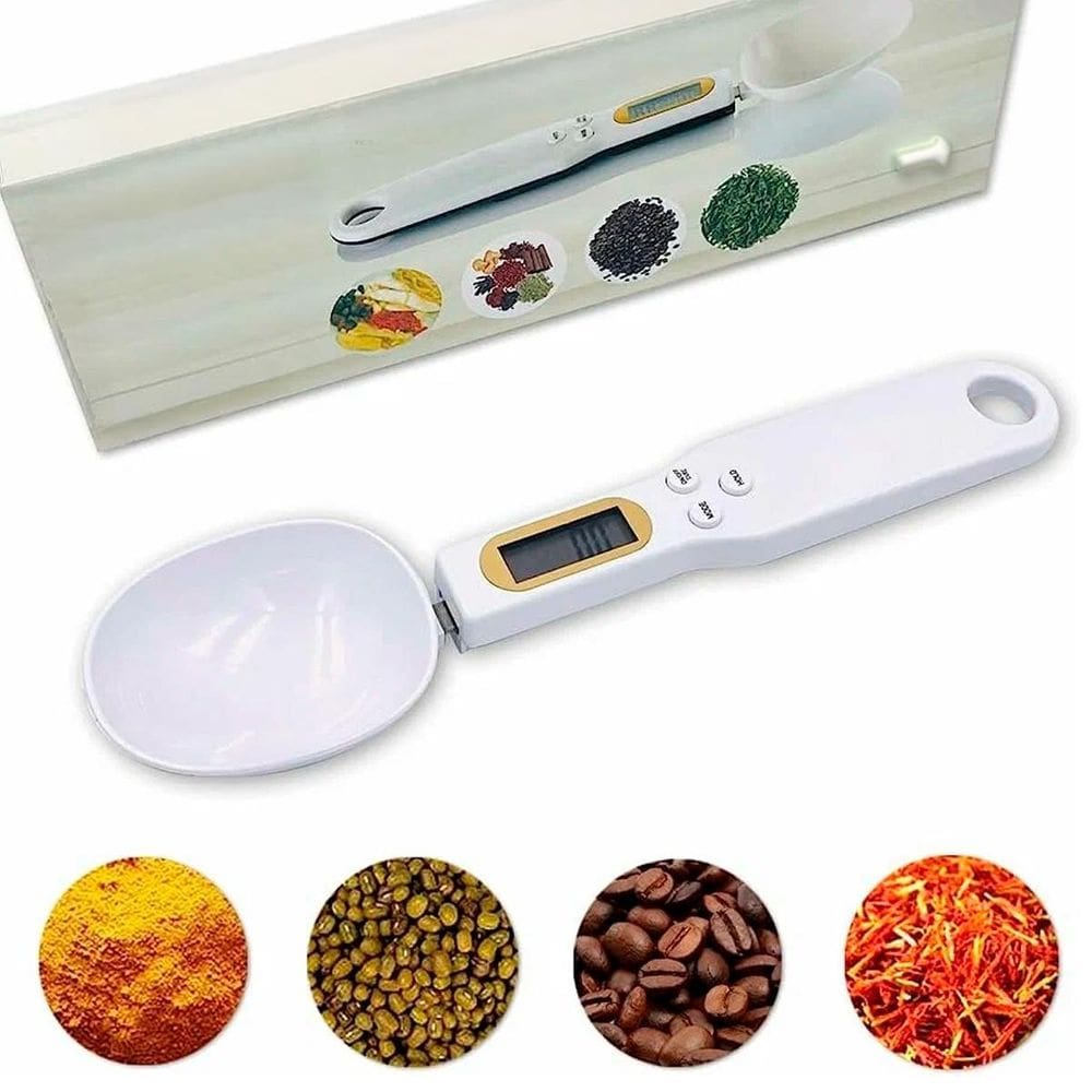 Colher Digital Portátil Com Precisão Para Medir Café