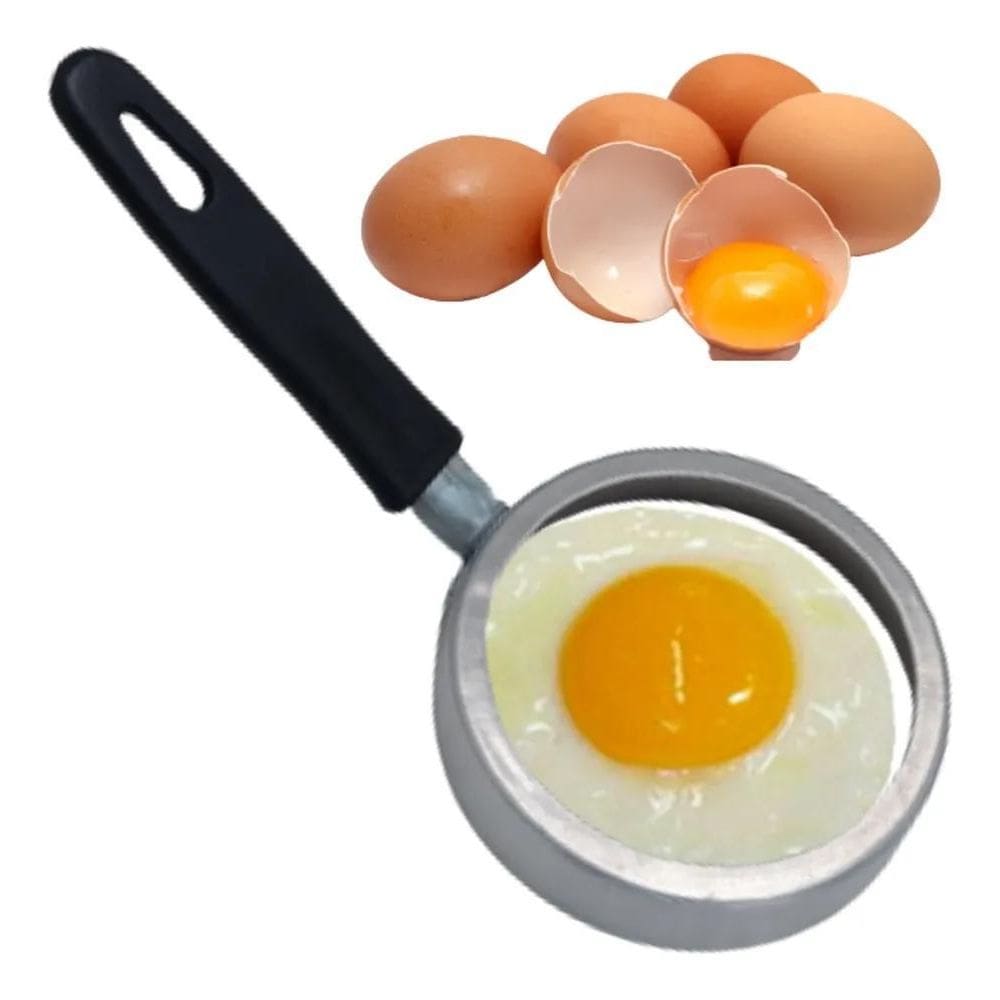 10X Modelador Fritar Ovos Redondo Inox Molde Bares Chefe Go