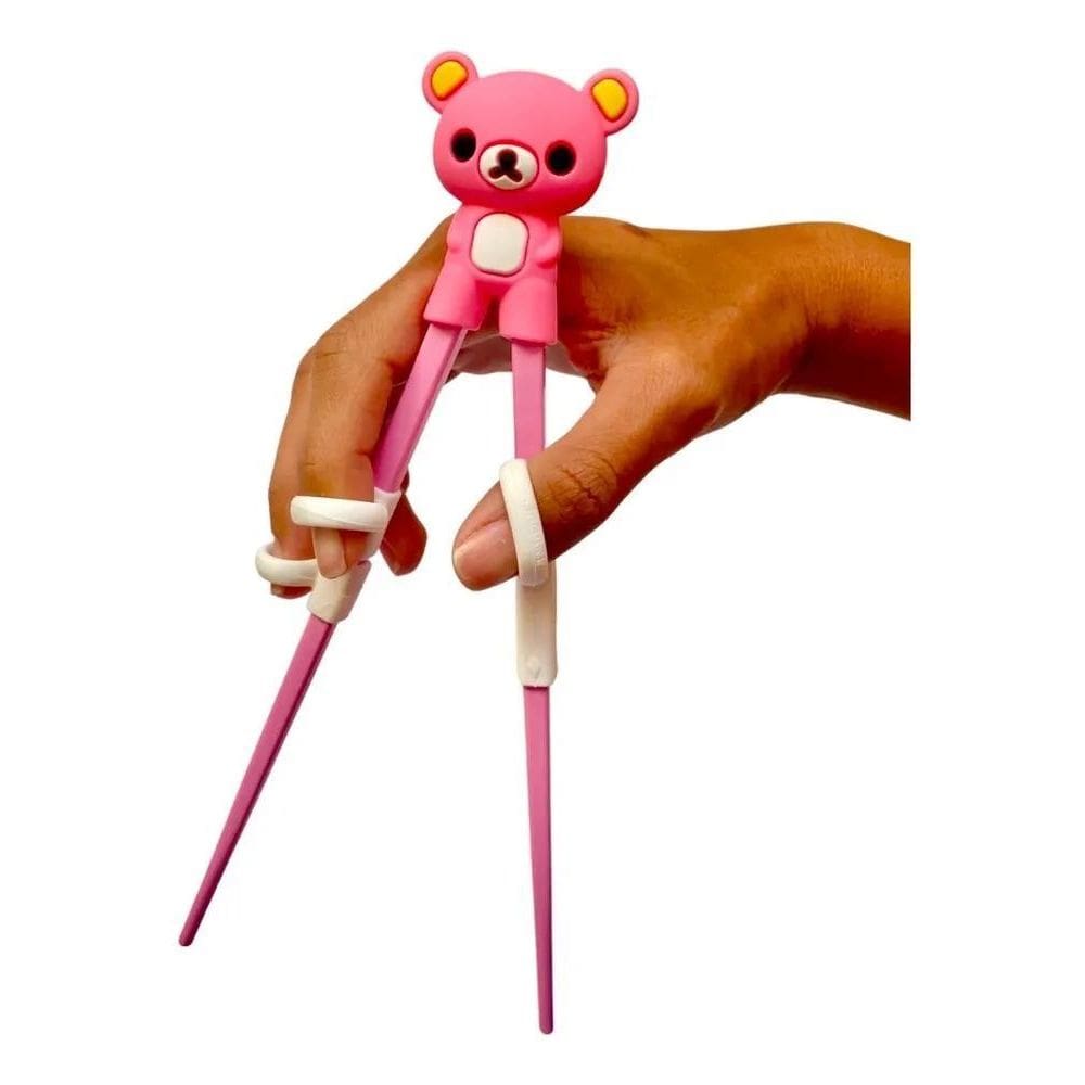 10X Hashi Infantil Com Suporte Para Dedos Personagem Divers