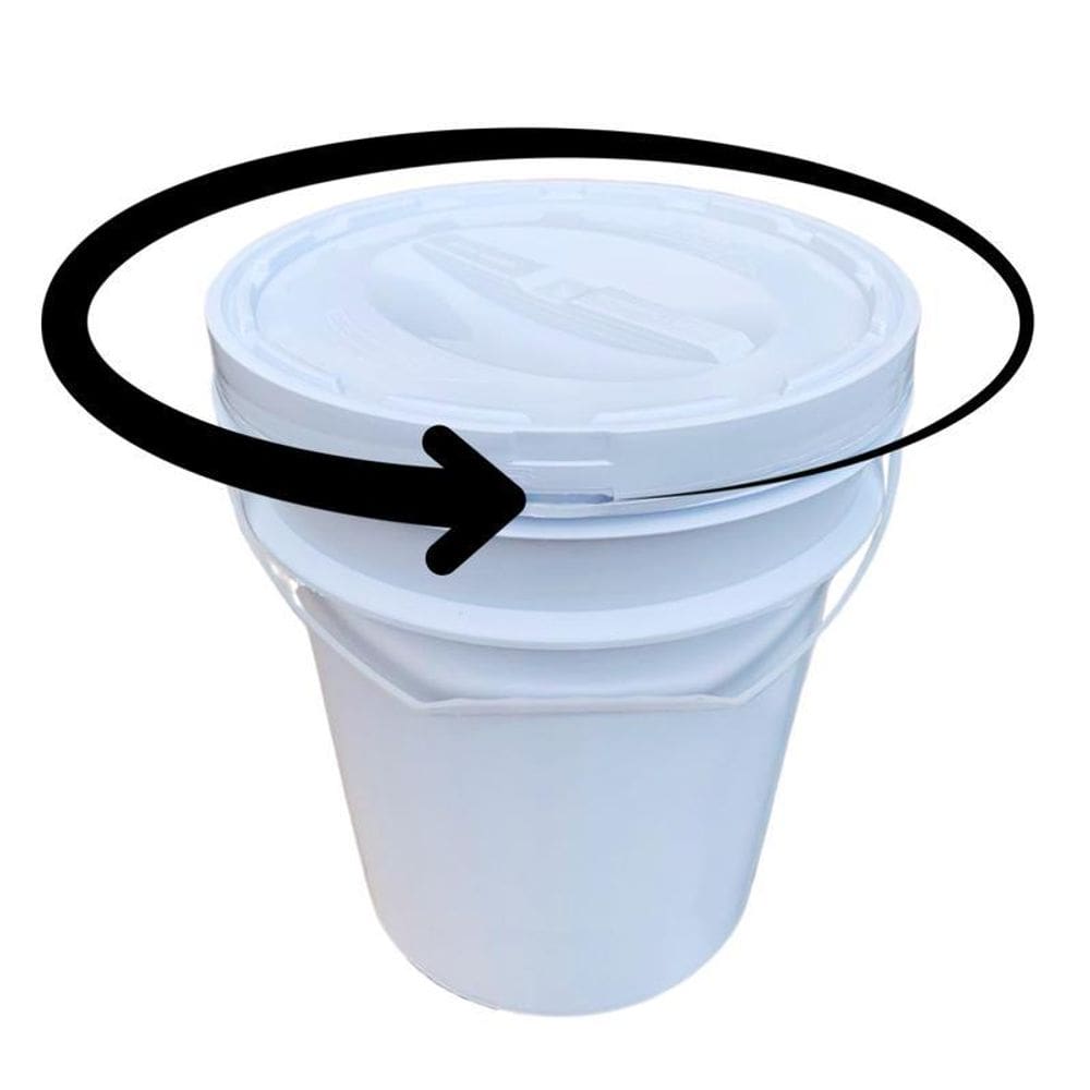 Balde Para Fermentaçao 20L Tampa Rosca - Kit 13 Pçs