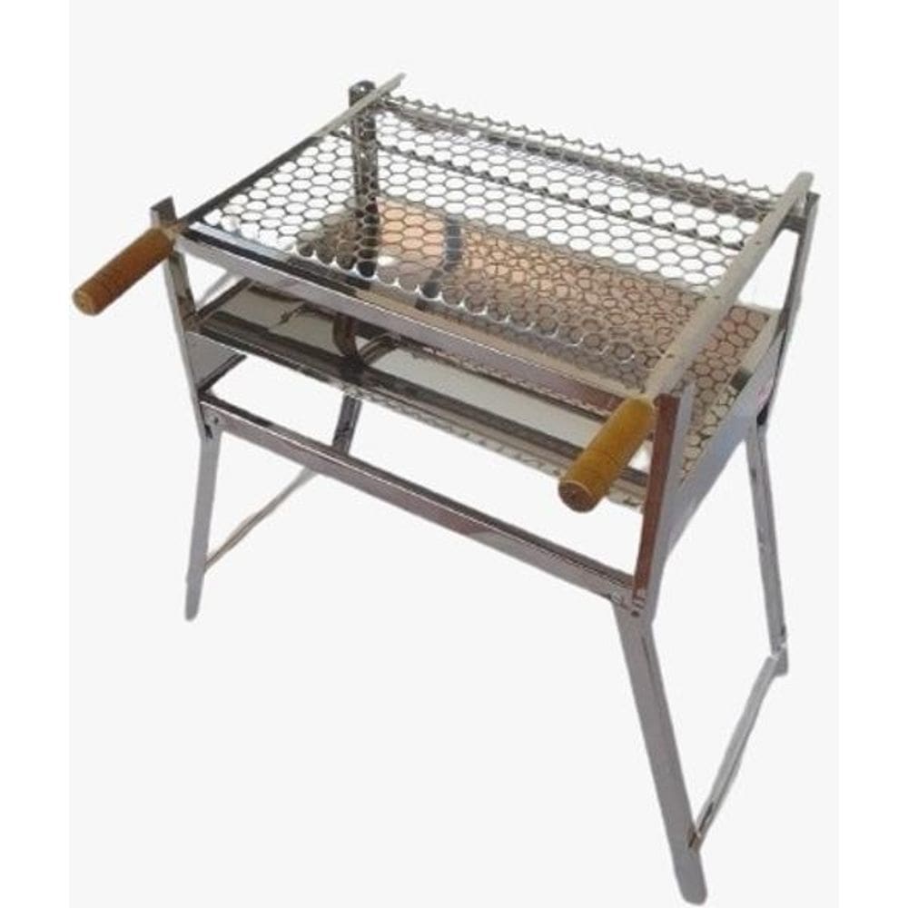 Churrasqueira De Aço Inox 5536 Slim Movel +