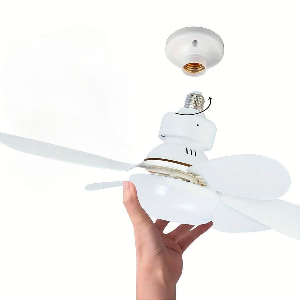 Ventilador De Teto 6 Pás Potente Controle Remoto Silencioso
