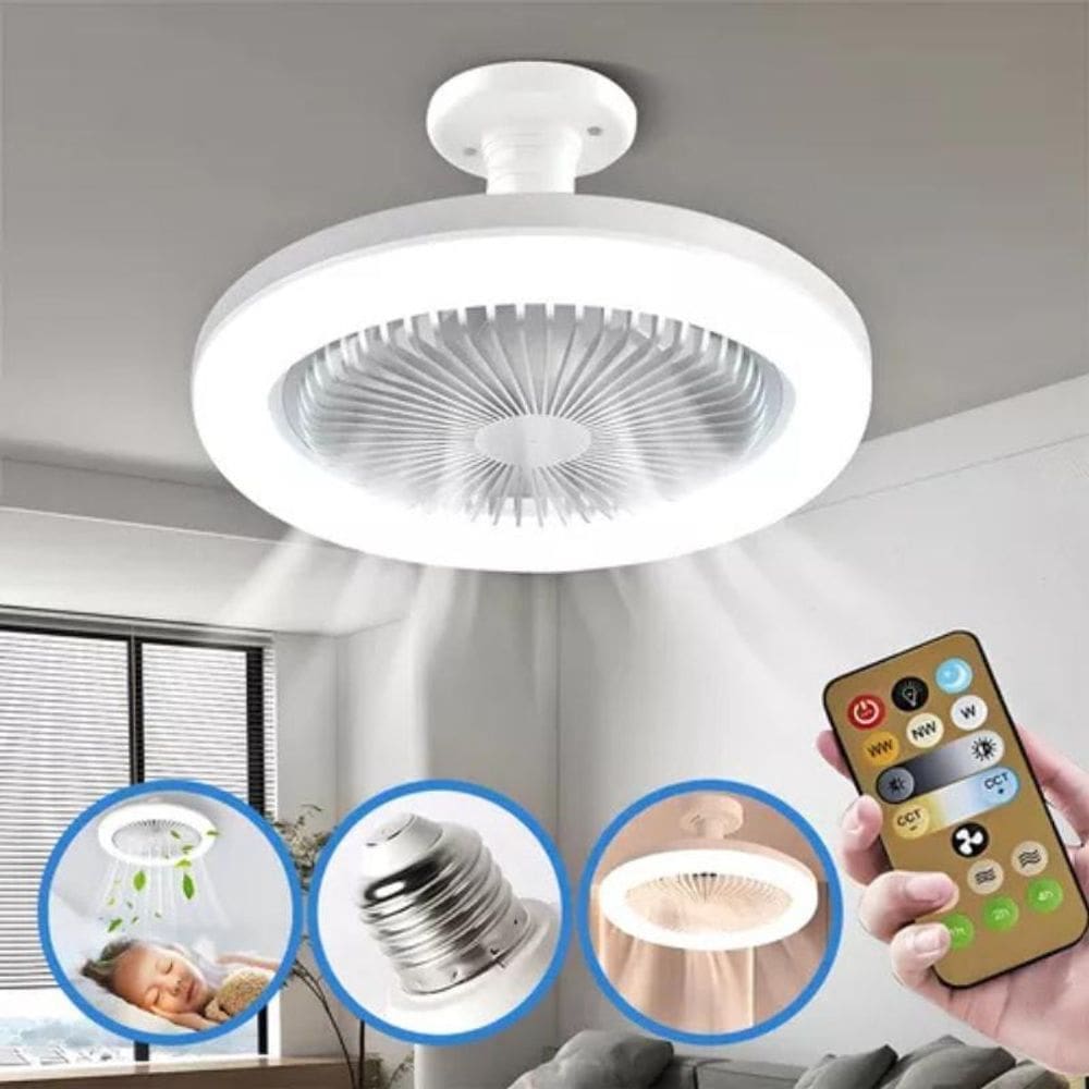 Luz Led Ventilador, Teto Controle Remoto, Ventilador Teto