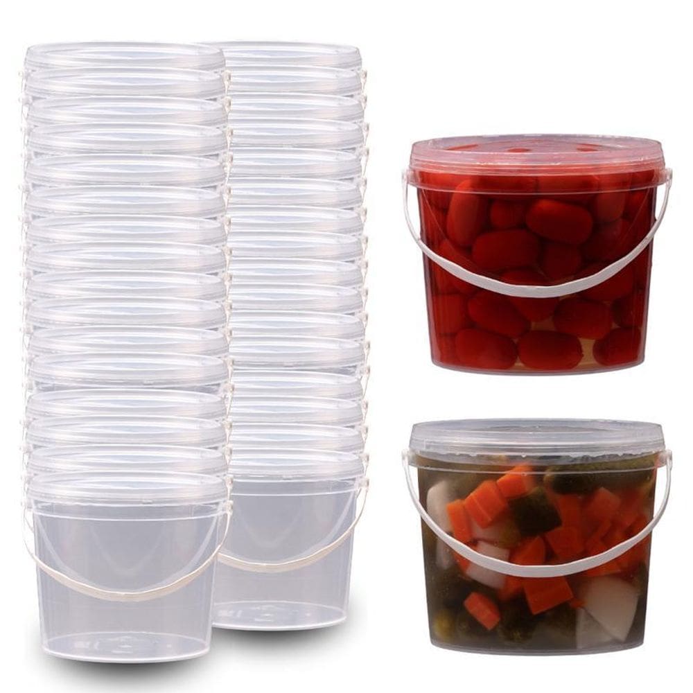 Balde Para Alimentos Novo 20 Pçs