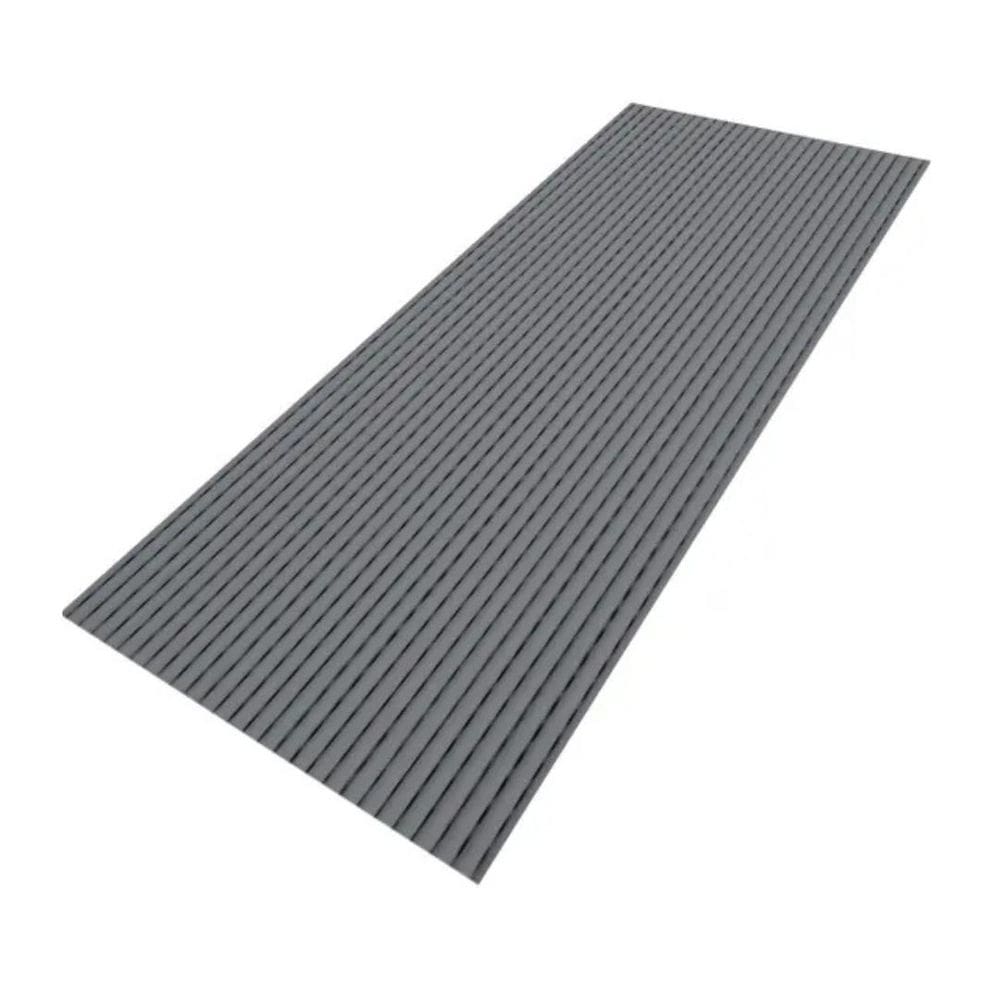 Tapete Passadeira Emborrachado 45 X 1,50 Cm - Cinza