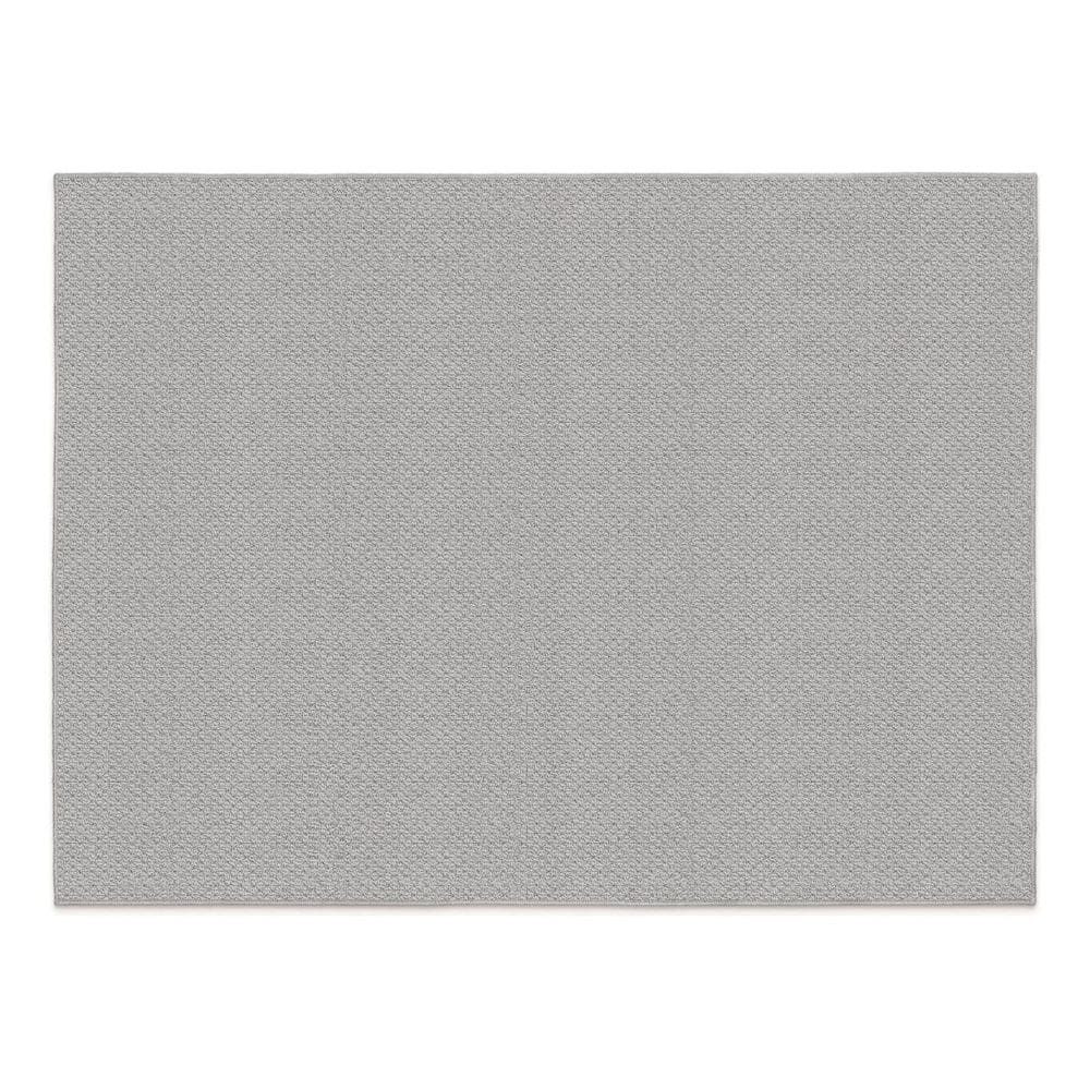 Tapete Sala 150X200Cm Atratto Liso 51 Cinza Trama Tear