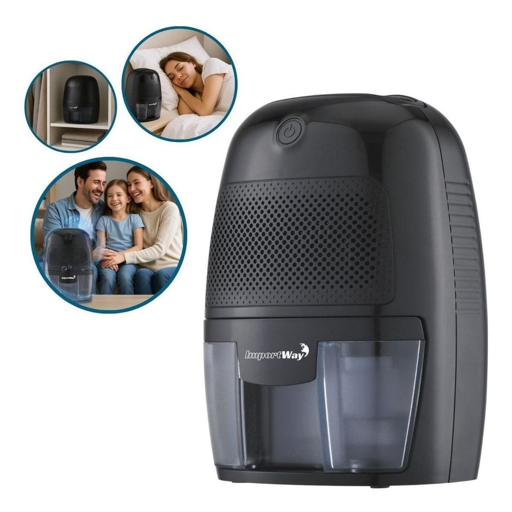 Desumidificador Ar Antimofo Portátil 600Ml Até 15M Iwda001