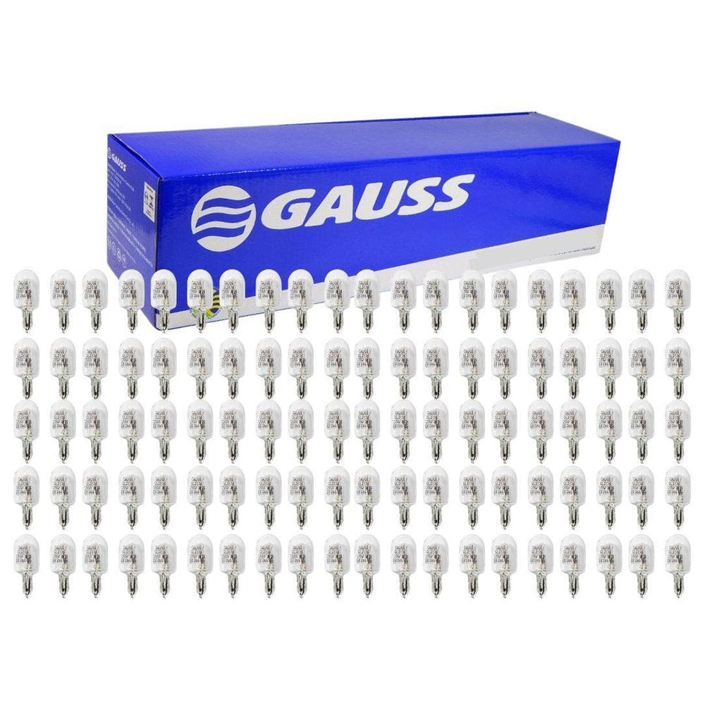 Kit 100 Lâmpadas 12V Pingo Dágua Grande 5W Miniatura Pingão