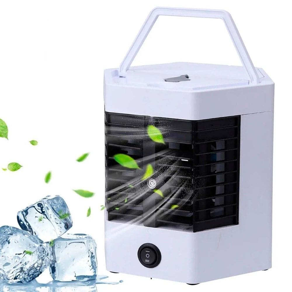 Mini Ar Condicionado Usb Portátil Com Ventilador Para Casa