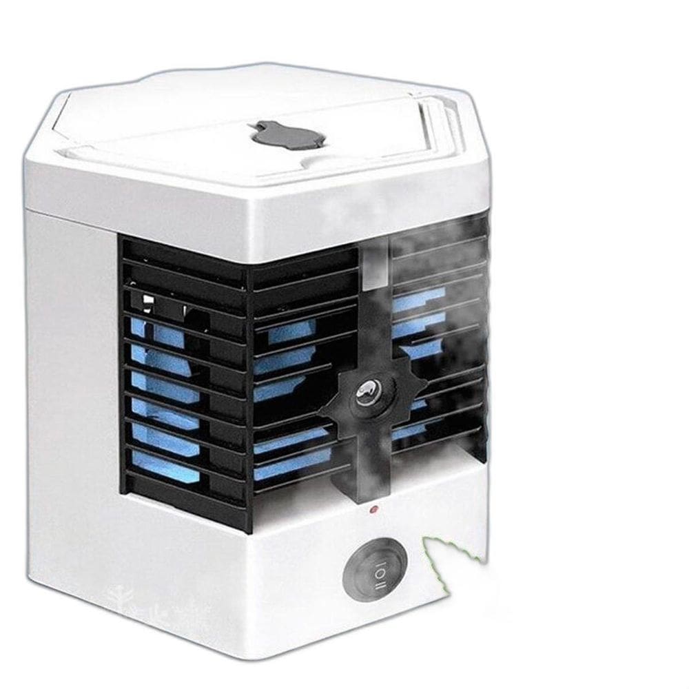 Mini Ar Condicionado Usb Portátil Com Ventilador Ajustável