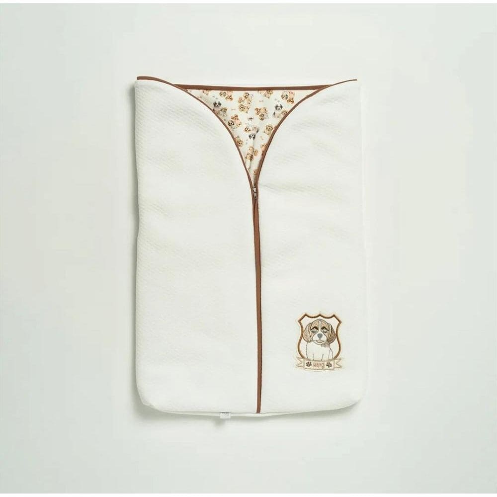 Porta Bebê Hug Doguinhos Marrom Café