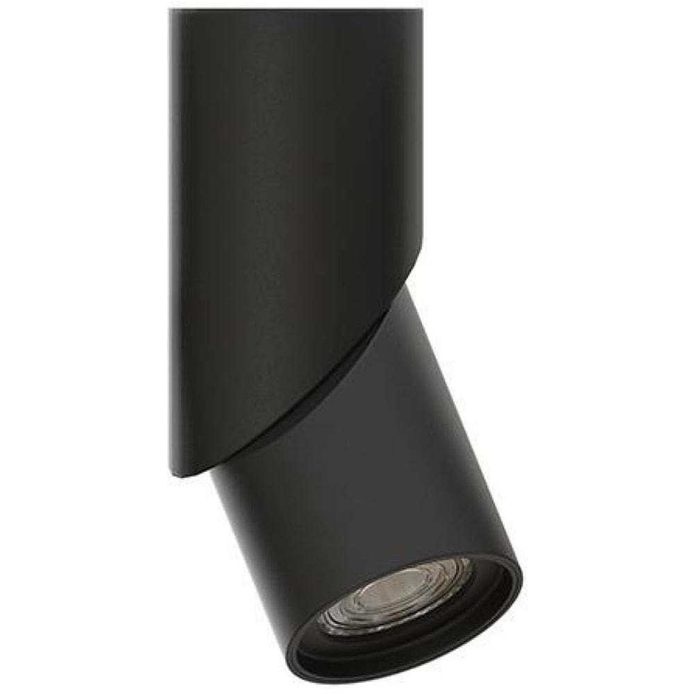 Spot Sobrepor Round Orientável Led Preto 12W 3000K