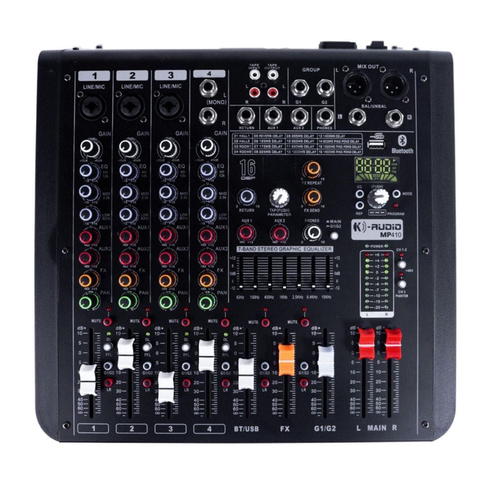 Mesa K-Audio Mp410 4 Canais