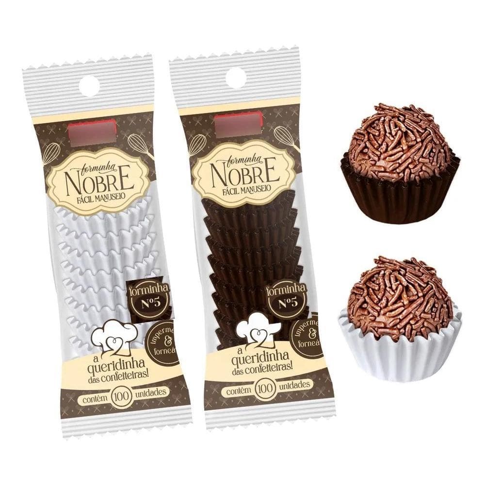 3X 1000 Forminhas N5 De Papel Impermeáveis E Forneáveis