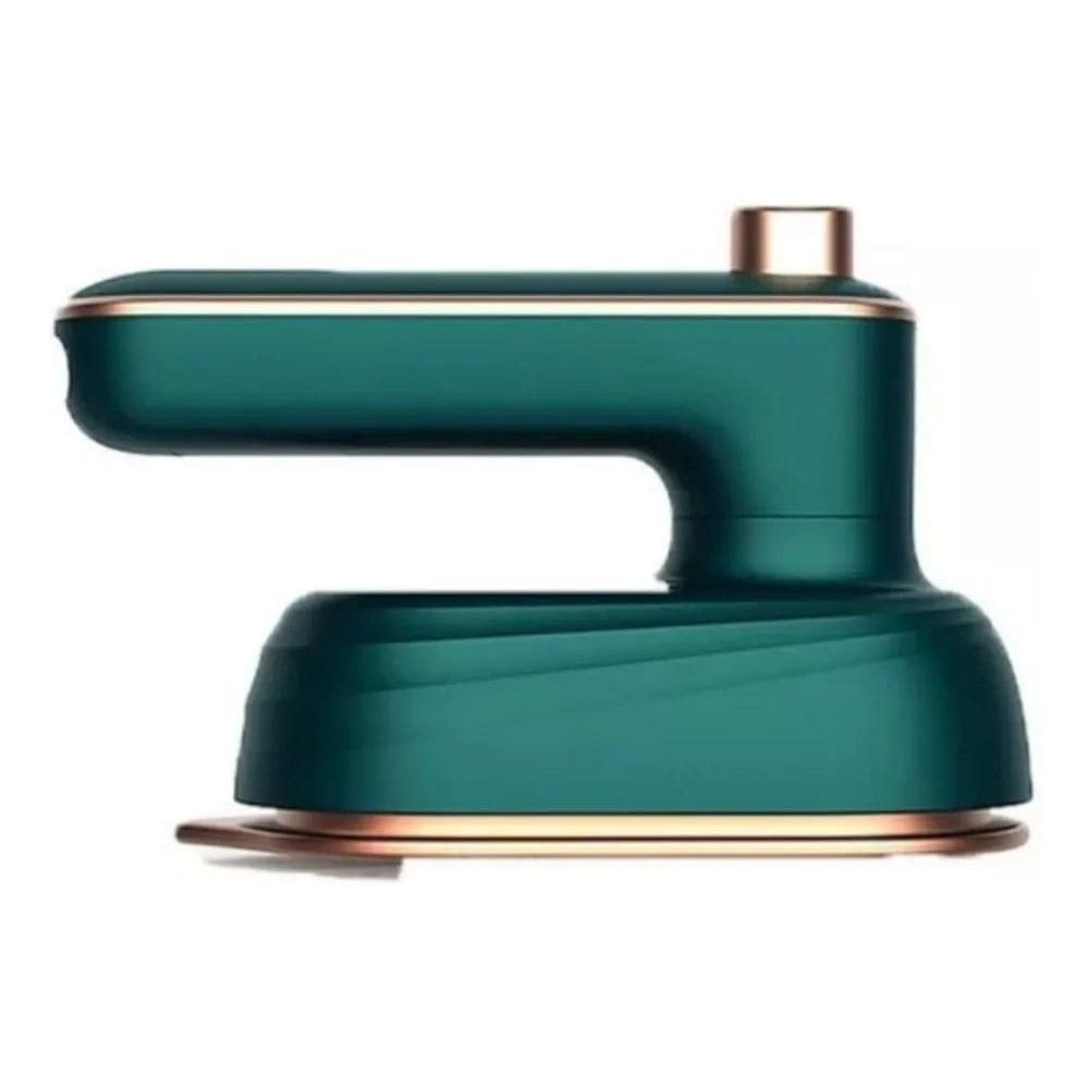 3X Mini Ferro De Passar Roupa A Vapor Portátil Cor Verde