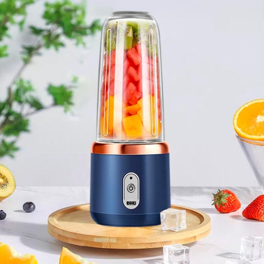 Mini Liquidificador 400Ml Portátil Usb Potente Para Frutas