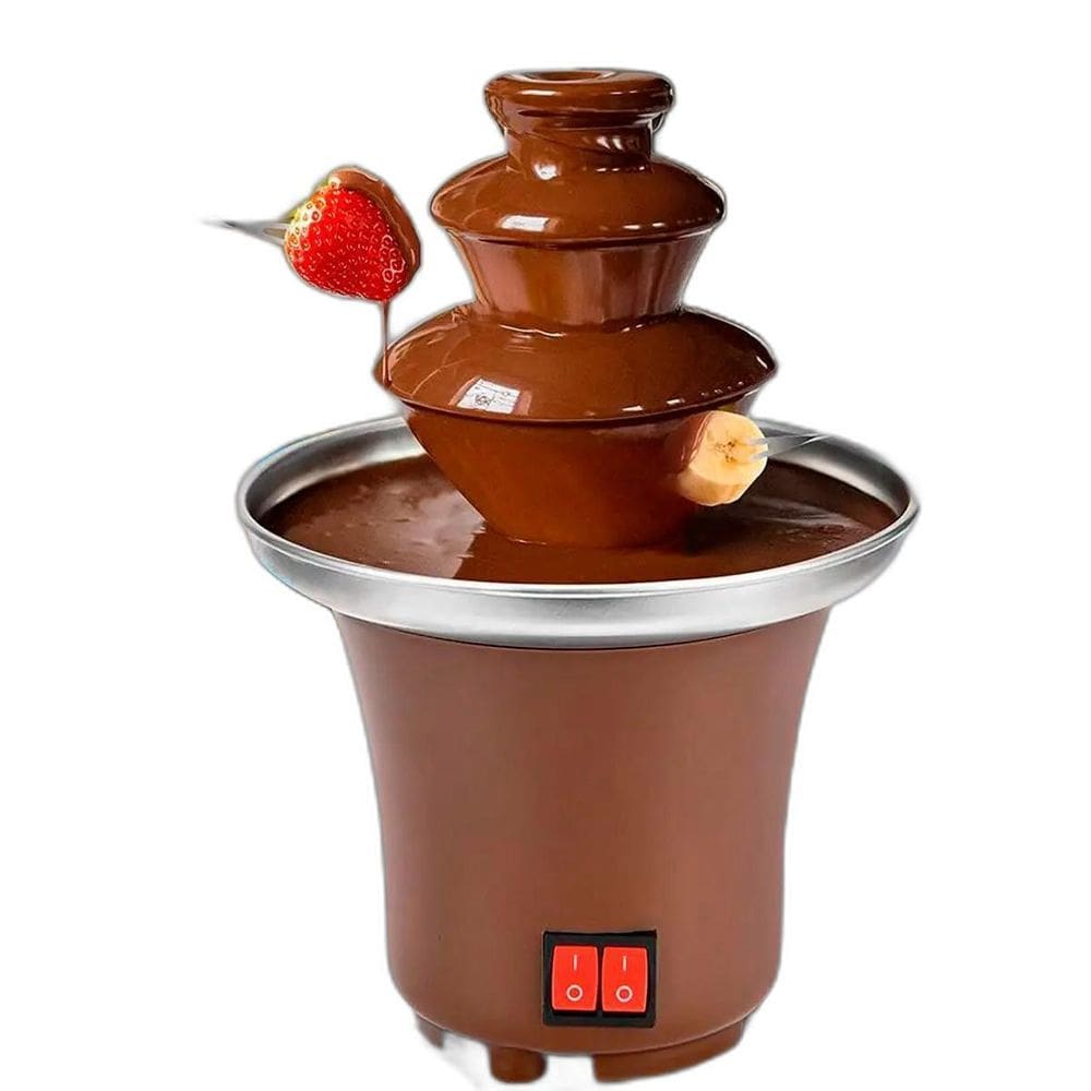 Mini Fonte De Chocolate Versátil Ideal Bancada E Fondue 110V