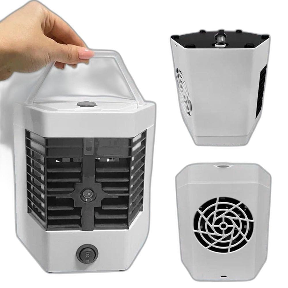 Ventilador Usb Portátil Mini Com Ar Condicionado Trabalho