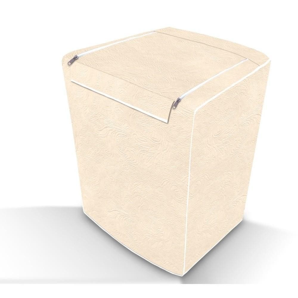 Capa Para Máquina De Lavar Abertura Superior Zíper Bege M