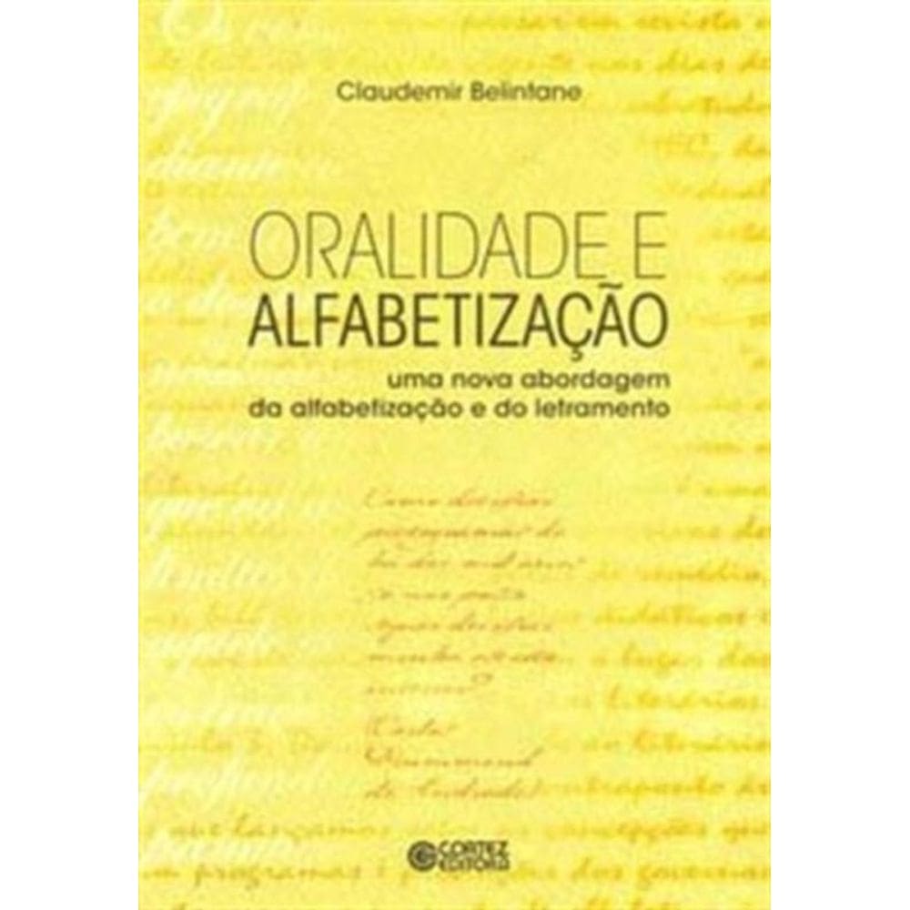 Oralidade E Alfabetizacao
