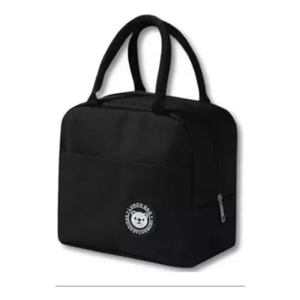 Lancheira Térmica Bolsa para Marmita Adulto e Infantil com Alça, Isolamento Térmico e Bolso Externo – Trabalho, Escola e Passeios