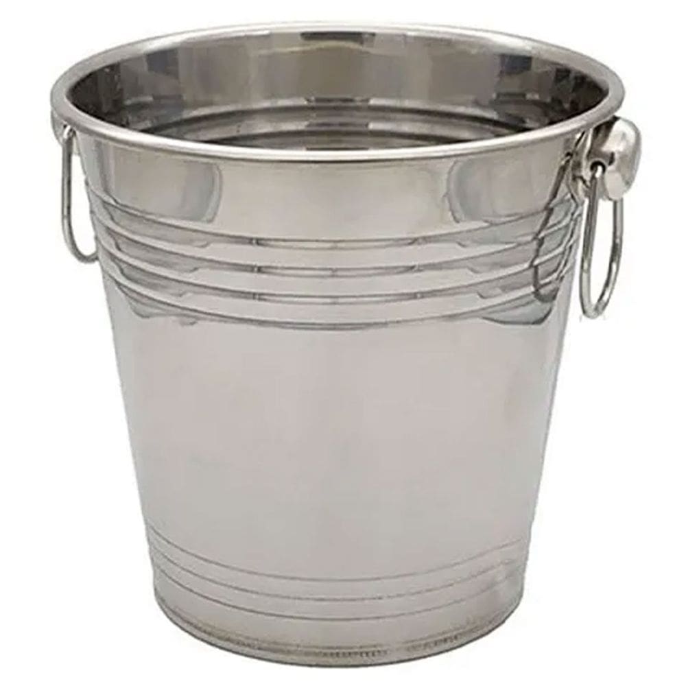 Balde de Gelo Inox 4,5 Litros Conserva Bebida Festa Evento Aniversario Comemoraçao Reuniao Confraternizaçao