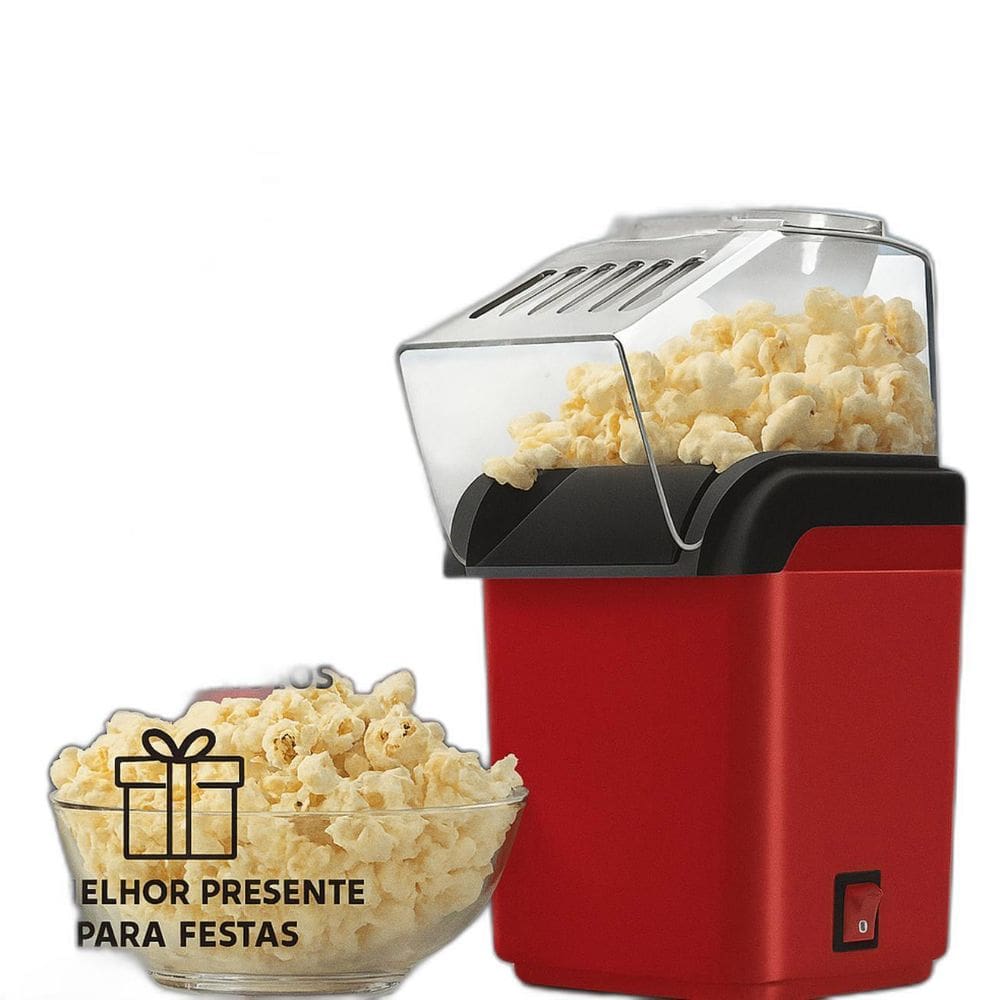 Pipoqueira Elétrica Mini Joy 110V, Compacta E Rápida