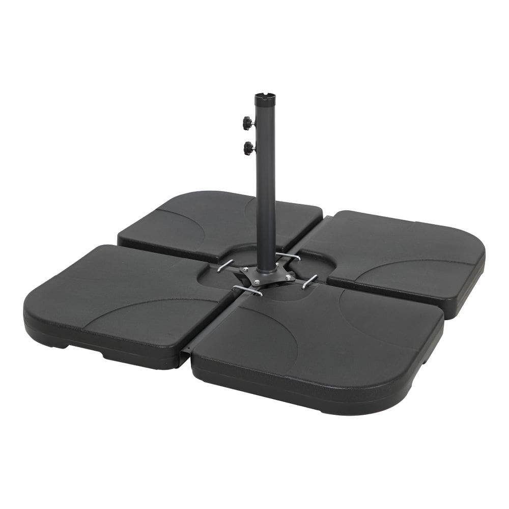 Base Para Ombrelone Central Com 4 Pecas 52x52 Cm