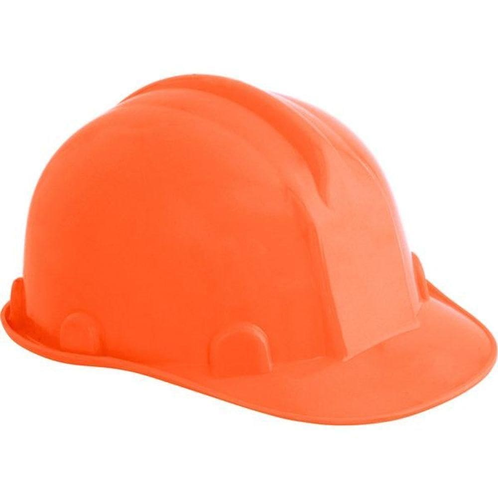 Capacete Aba Frontal Laranja Com Carneira Plastica Classe B